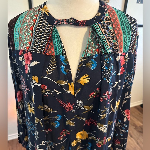 Umgee Bohemian Flare Sleeve Floral Dress 🌺 (fits M-XL) - Picture 4 of 7